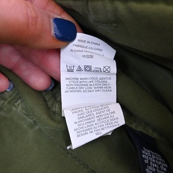 J. Crew Women's 6 Army Green Cargo Shorts - Picture 10 of 10